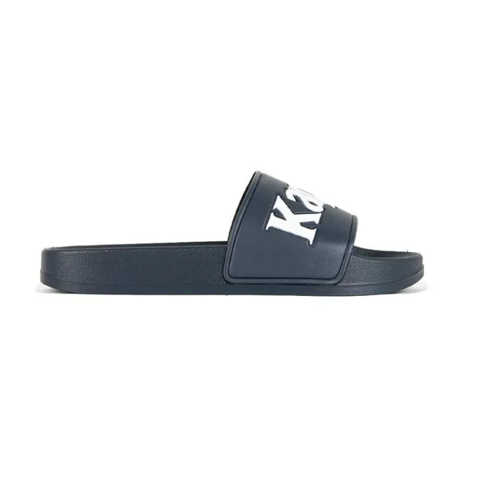 222 Banda Adam 9 Slides 8211 Blue Marine White Blue Marine White Footwear Kappa Slides