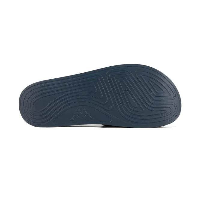 222 Banda Adam 9 Slides 8211 Blue Marine White Blue Marine White Footwear Kappa Slides