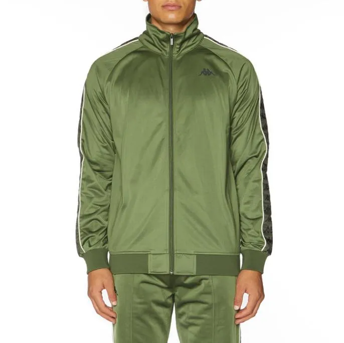 222 Banda Annistonu Track Jacket 8211 Green Green Men Kappa Track Jackets