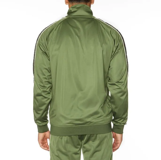 222 Banda Annistonu Track Jacket 8211 Green Green Men Kappa Track Jackets