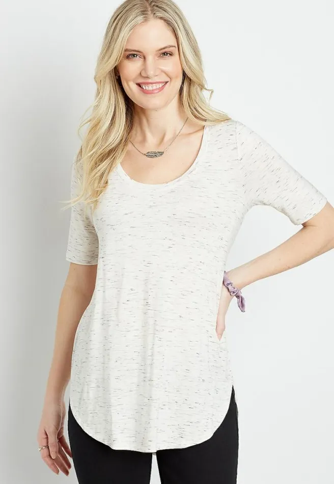 247 Spacedye Flawless Tee Women Maurices Tops