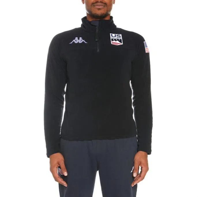 6Cento 687B US Fleece Jacket 8211 Navy Navy MenWomen Kappa Jackets