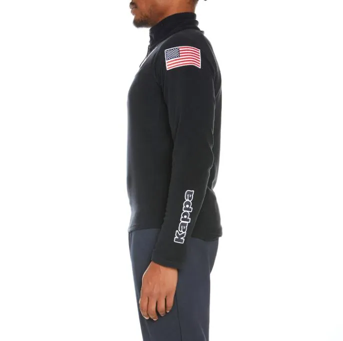 6Cento 687B US Fleece Jacket 8211 Navy Navy MenWomen Kappa Jackets