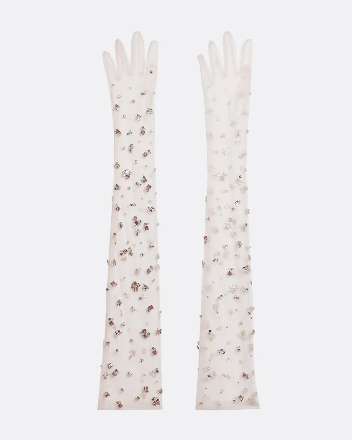 Accessories Astin Barely Pink Gloves Barely Pink Safiyaa Women