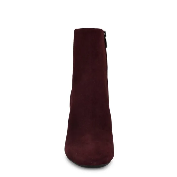 Ailet 92159 Square Toe Booties Red Suede Women Nine West Boots and Booties Ailet 92159 Square Toe Booties Red Suede Women Nine West Boots and Booties