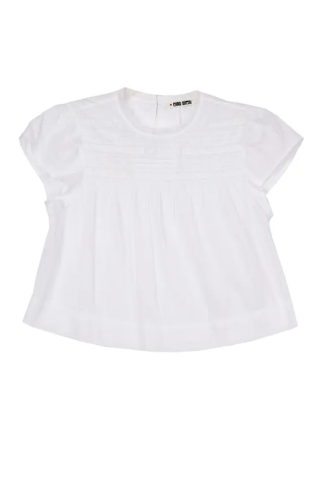 Anabela Top White Women Ciao Lucia Short Sleeve Tops