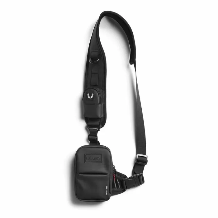 ASRV Bags Men Waterproof Holster Sling Bag Black