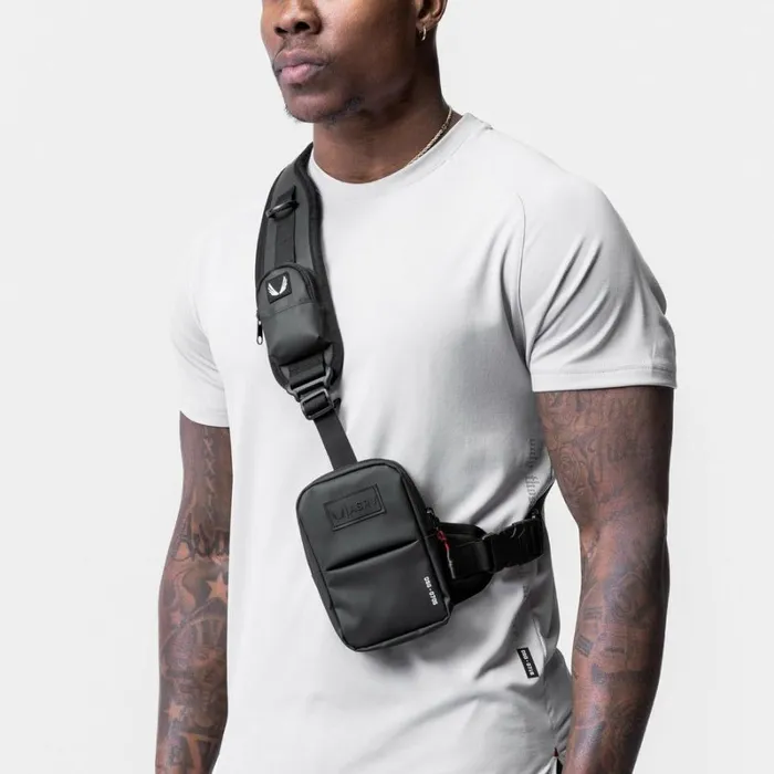ASRV Bags Men Waterproof Holster Sling Bag Black