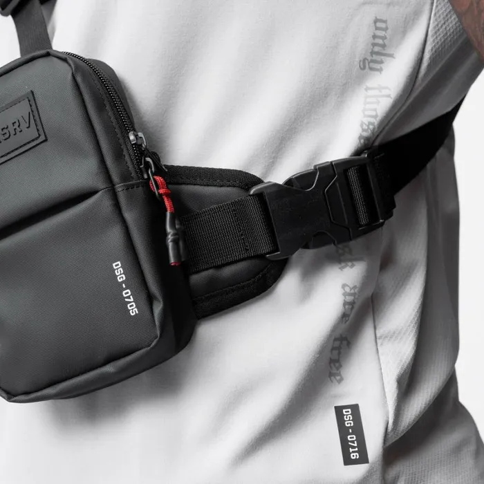 ASRV Bags Men Waterproof Holster Sling Bag Black