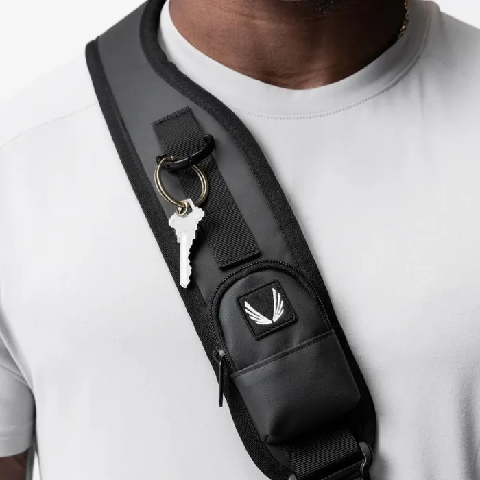 ASRV Bags Men Waterproof Holster Sling Bag Black