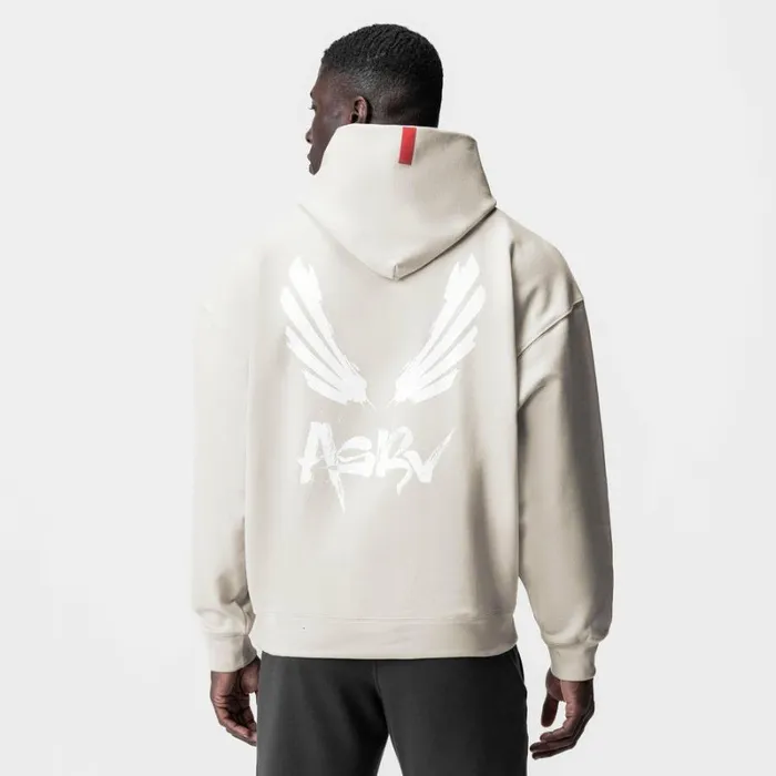 ASRV Hoodies and Sweatshirts Men TechTerry Zip Pocket Hoodie Stonewhite 034brush Wingsasrv034 ASRV Hoodies and Sweatshirts Men TechTerry Zip Pocket Hoodie Stonewhite 034brush Wingsasrv034