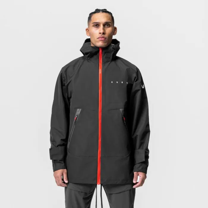 ASRV Jackets and Outerwear Men Hipora AQUAzip Tech Parka Black