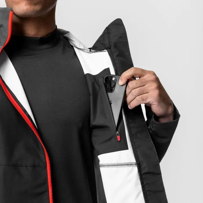 ASRV Jackets and Outerwear Men Hipora AQUAzip Tech Parka Black