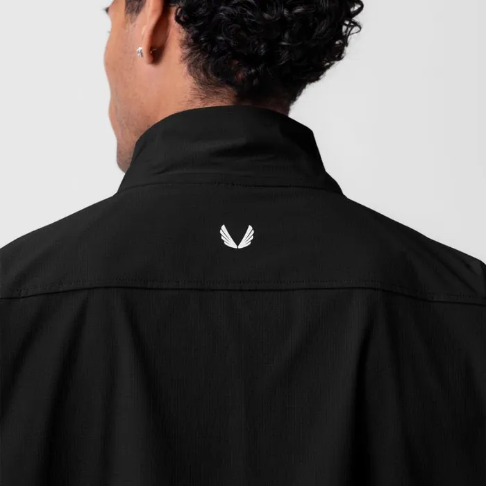ASRV Jackets and Outerwear Men Ripstop Quarter Zip Jacket Black