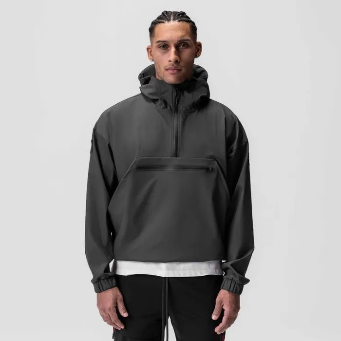 ASRV Jackets and Outerwear Men WeatherReady Anorak Jacket Space Grey 034patch034 ASRV Jackets and Outerwear Men WeatherReady Anorak Jacket Space Grey 034patch034