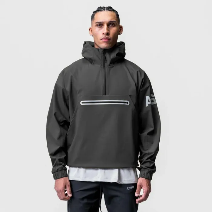 ASRV Jackets and Outerwear Men WeatherReady Anorak Jacket Space Grey