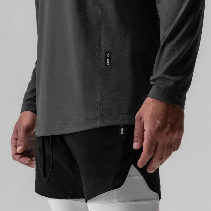 ASRV Long Sleeves Men NanoMesh Training Long Sleeve Space Grey 034space Bracket034 ASRV Long Sleeves Men NanoMesh Training Long Sleeve Space Grey 034space Bracket034