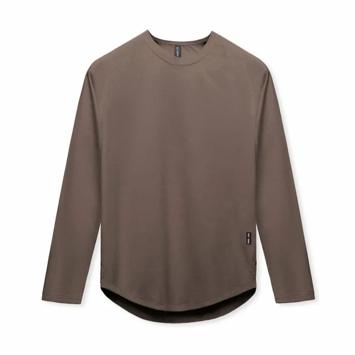 ASRV Long Sleeves Men SilverLite 20 Established Long Sleeve Deep Taupe