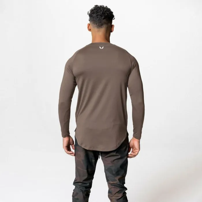 ASRV Long Sleeves Men SilverLite 20 Established Long Sleeve Deep Taupe