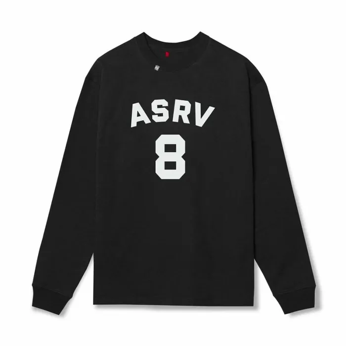 ASRV Long Sleeves Men Tech Essential Relaxed Long Sleeve Black 034asrv 8034