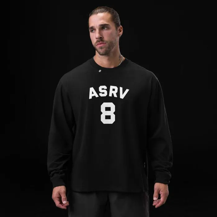 ASRV Long Sleeves Men Tech Essential Relaxed Long Sleeve Black 034asrv 8034