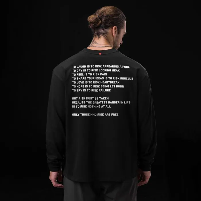 ASRV Long Sleeves Men Tech Essential Relaxed Long Sleeve Black 034asrv 8034