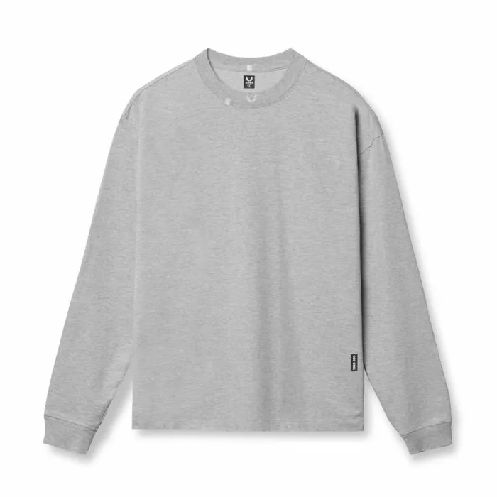 ASRV Long Sleeves Men Tech Essential Relaxed Long Sleeve Heather Grey