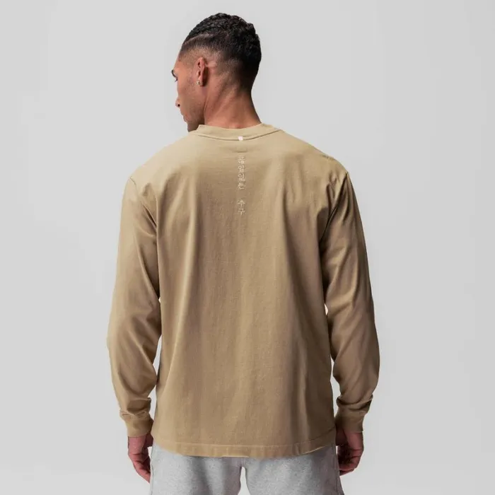 ASRV Long Sleeves Men Tech Essential Relaxed Long Sleeve Khaki