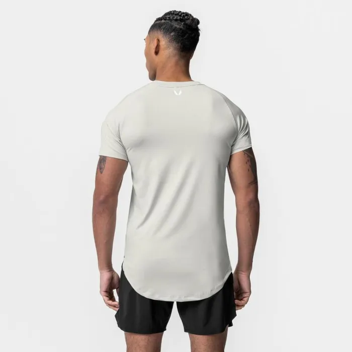 ASRV Short Sleeves Men AeroSilver Established Tee Stone 034box Logo034