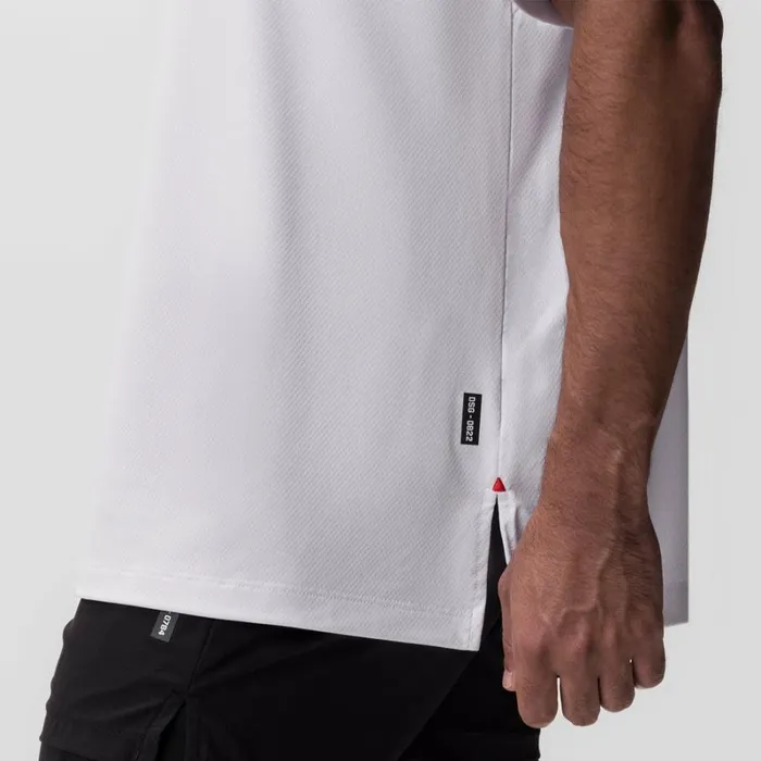ASRV Short Sleeves Men AeroSilver Oversized Tee White 034box Logo034