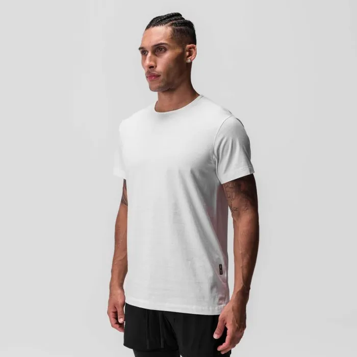 ASRV Short Sleeves Men CottonPlus Standard Mesh Back Tee White