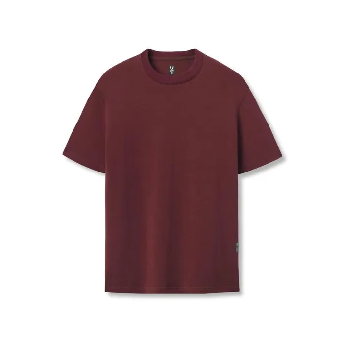ASRV Short Sleeves Men Supima Essential Tee Crimson