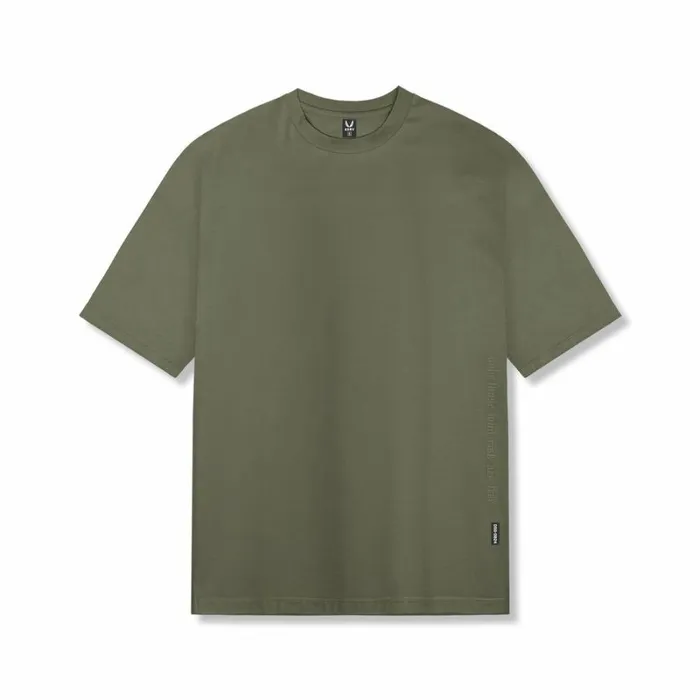 ASRV Short Sleeves Men Supima Oversized Tee Olive