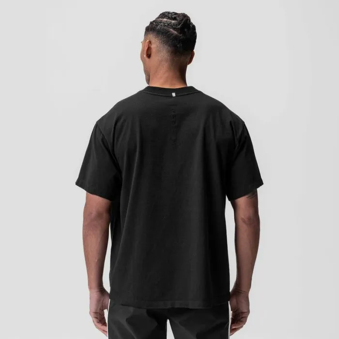 ASRV Short Sleeves Men Tech Essential Relaxed Tee Black 034space Bracket034