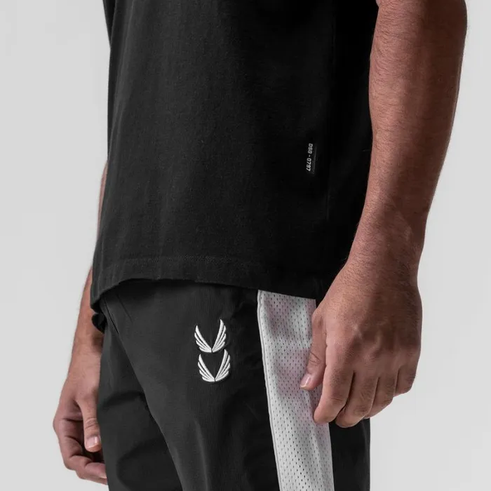 ASRV Short Sleeves Men Tech Essential Relaxed Tee Black 034space Bracket034