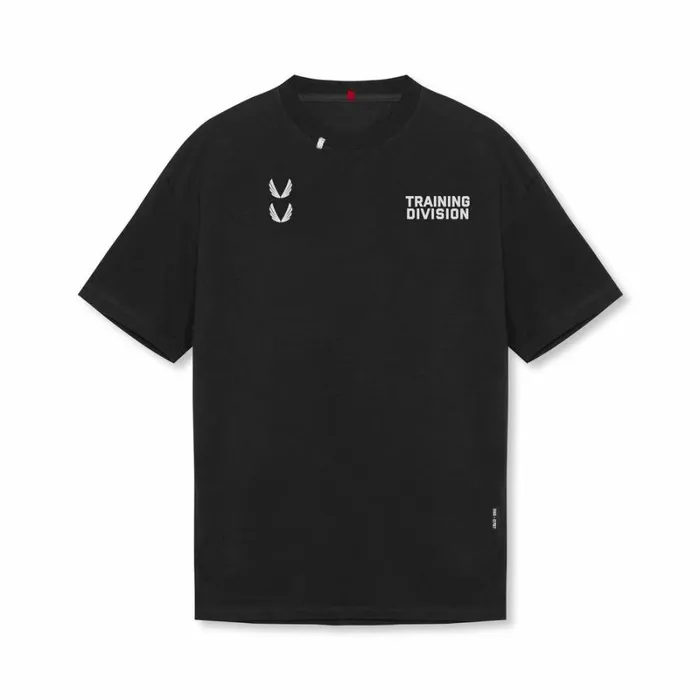 ASRV Short Sleeves Men Tech Essential Relaxed Tee Black 034td034