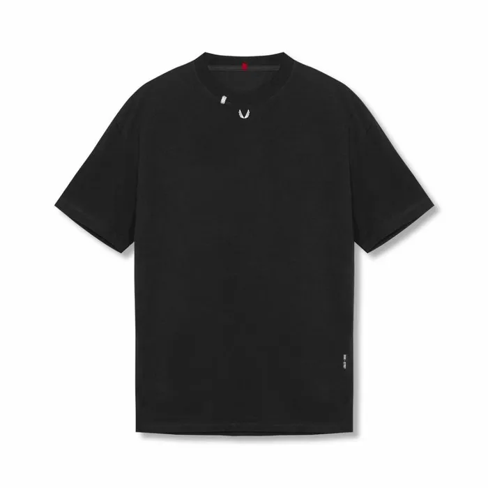 ASRV Short Sleeves Men Tech Essential Relaxed Tee Blackwhite 034otwr034