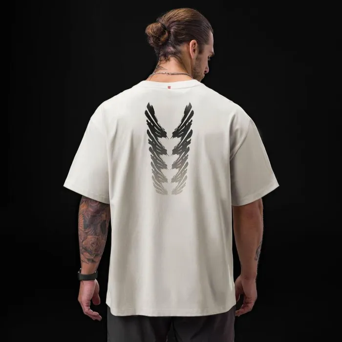 ASRV Short Sleeves Men Tech Essential Relaxed Tee Stone 034brush Stroke034