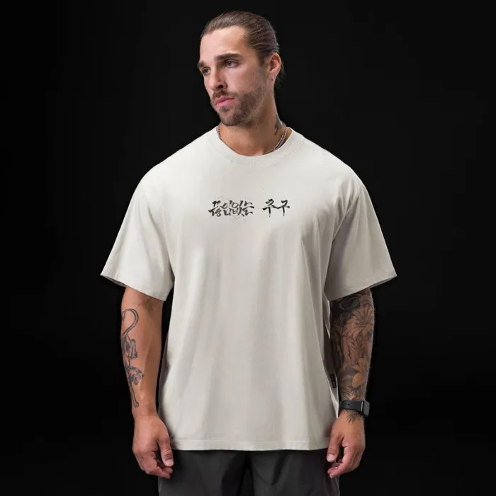 ASRV Short Sleeves Men Tech Essential Relaxed Tee Stone 034brush Stroke034
