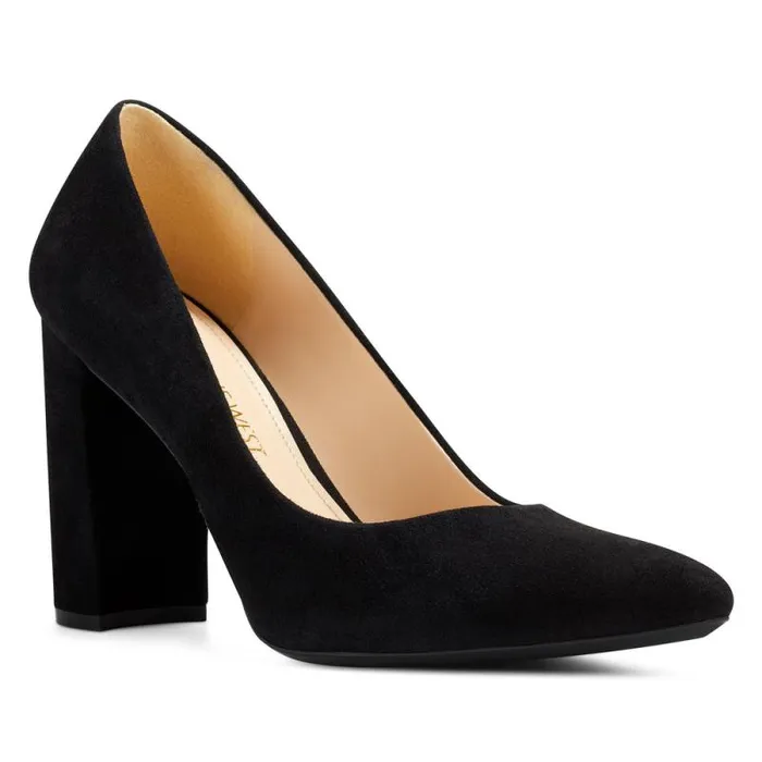 Astoria 92159 Pumps Black Suede Women Nine West Heels Astoria 92159 Pumps Black Suede Women Nine West Heels