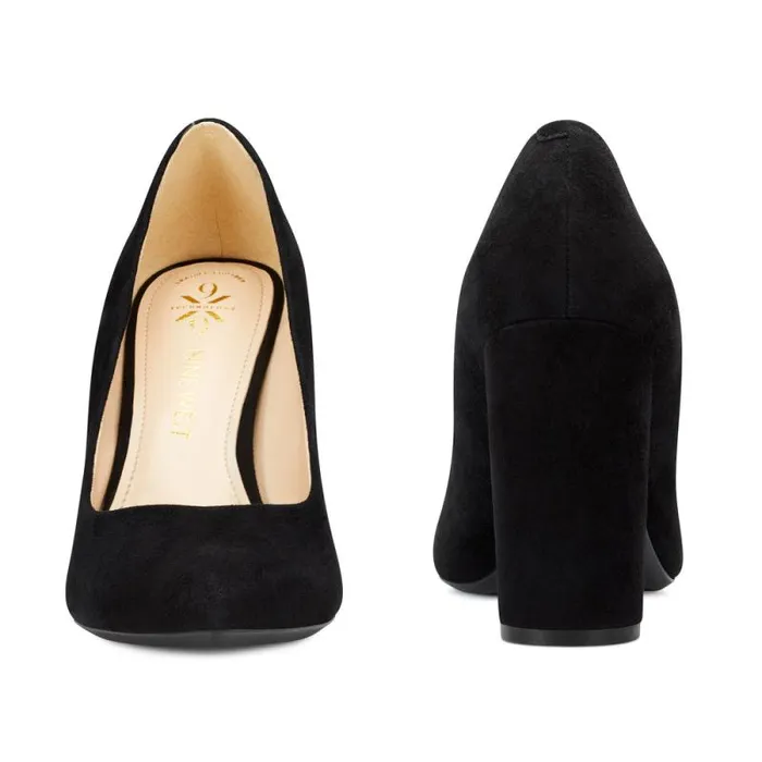 Astoria 92159 Pumps Black Suede Women Nine West Heels Astoria 92159 Pumps Black Suede Women Nine West Heels