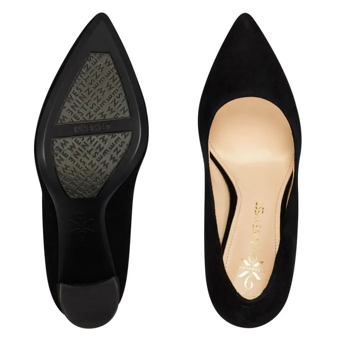 Astoria 92159 Pumps Black Suede Women Nine West Heels Astoria 92159 Pumps Black Suede Women Nine West Heels