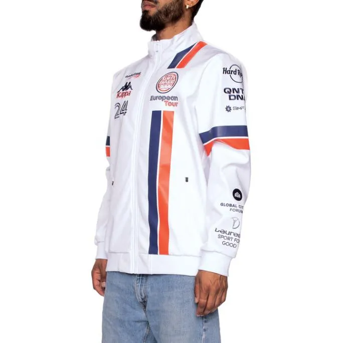 Authentic Chil Gumball 3000 Tour Jacket 8211 White Men Kappa Jackets
