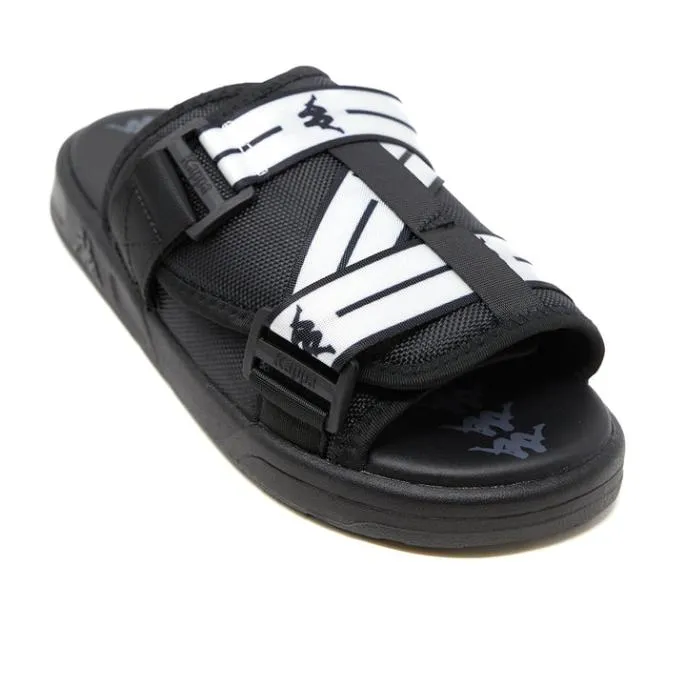 Authentic Jpn Mitel Slides 8211 Black White Black White Footwear Kappa Slides