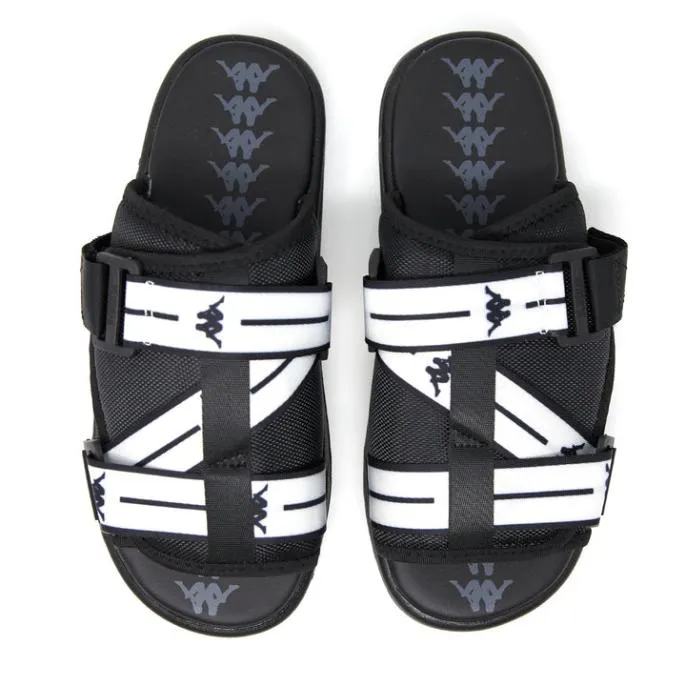 Authentic Jpn Mitel Slides 8211 Black White Black White Footwear Kappa Slides