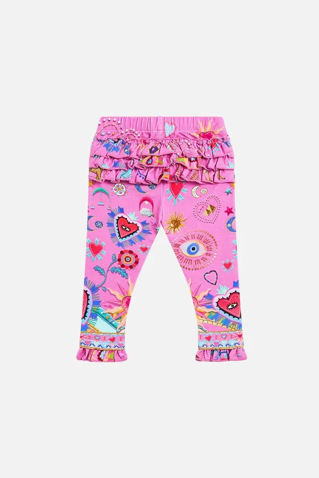 BABIES LEGGINGS WITH FRILLS RAINBOW ROADS Rainbow Roads Kids Camilla Baby