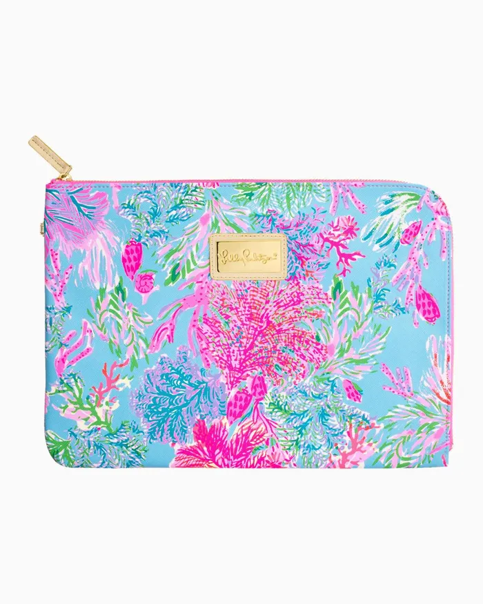 Bags WomenHome and Gifts Lilly Pulitzer Tech Pouch Set Celestial Blue Cay To My Heart