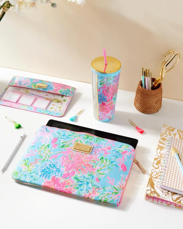 Bags WomenHome and Gifts Lilly Pulitzer Tech Pouch Set Celestial Blue Cay To My Heart Bags WomenHome and Gifts Lilly Pulitzer Tech Pouch Set Celestial Blue Cay To My Heart
