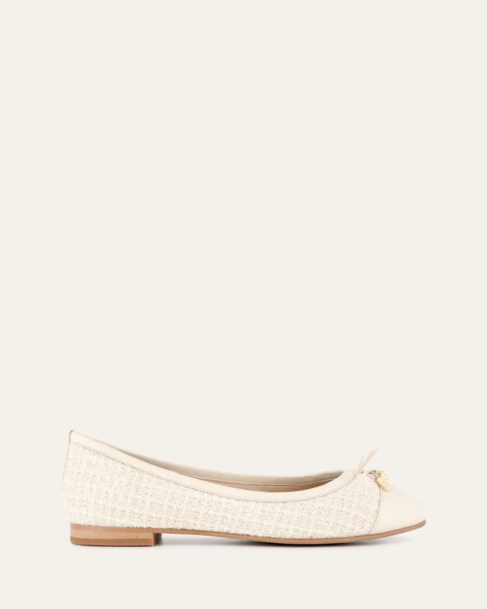 BALLET Hermione dress flats off white woven 8211 jomercer Women