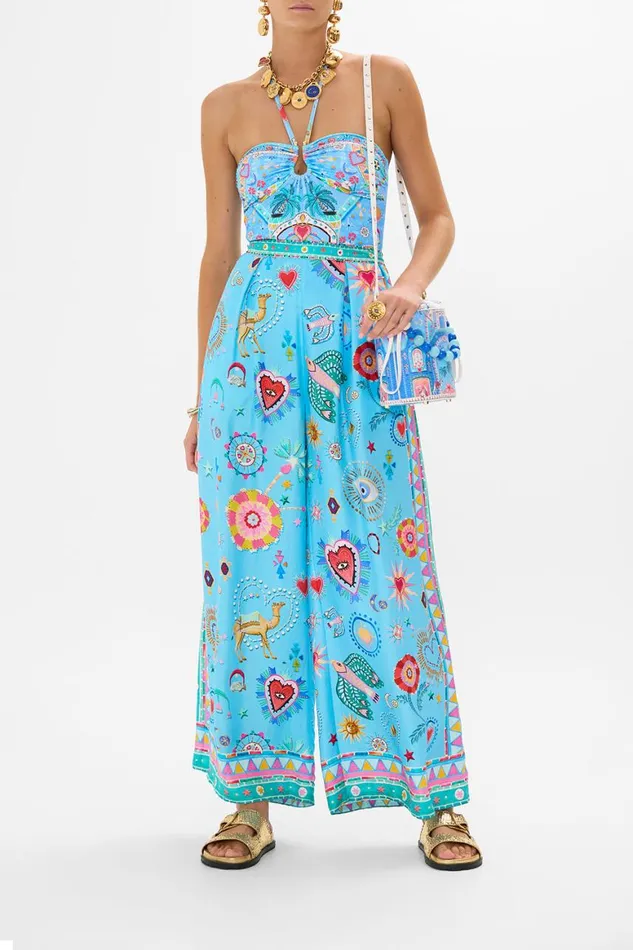 BANDEAU ONE PIECE WITH RING TRIM A PAINTED VILLAGE A Painted Village Womens Camilla One Pieces